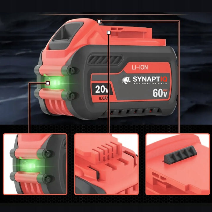 Ultra pojemny akumulator 9Ah Li-Ion 20V 60V bateria DO DEWALT FLEXVOLT