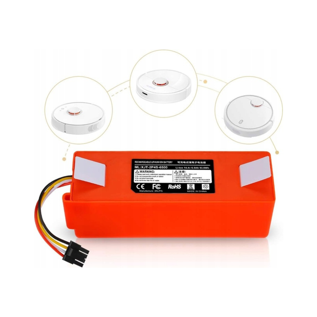 6500 mAh POJEMNA BATERIA AKUMULATOR DO XIAOMI ROBOROCK s50 s51 s55 14,4V