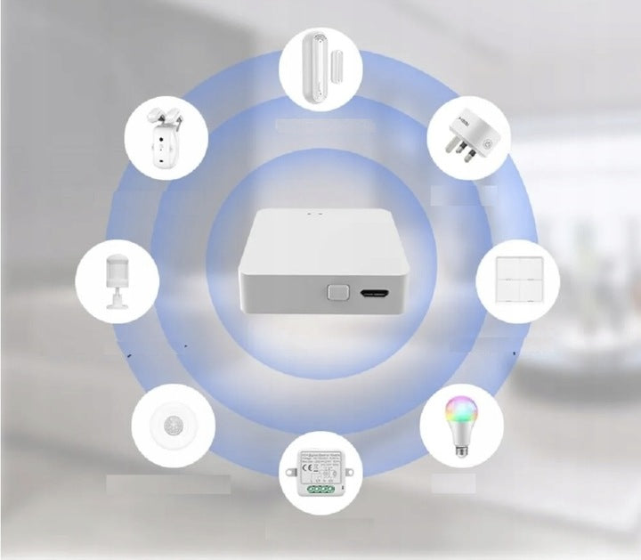 Uniwersalna Duży Zasięg Bramka Hub WiFi - Bluetooth - Zigbee 3.0 SMART LIFE