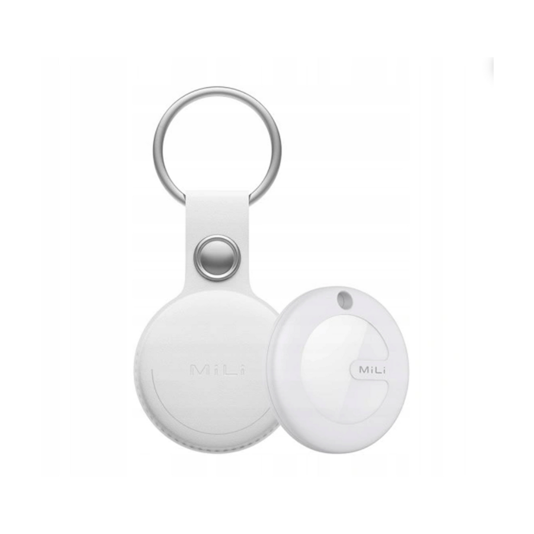 Bateria + Lokalizator GPS MiLi MiTag Białe Etui Pasujące Również do Air Tag