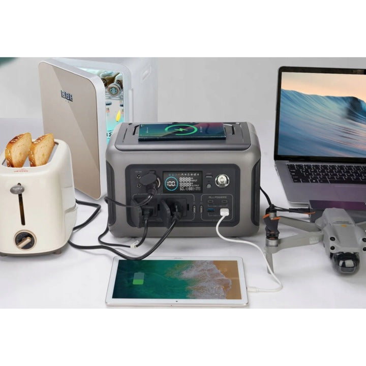 MAGAZYN ENERGII STACJA ŁADOWANIA ALLPOWERS R600 600W POWERBANK 600W
