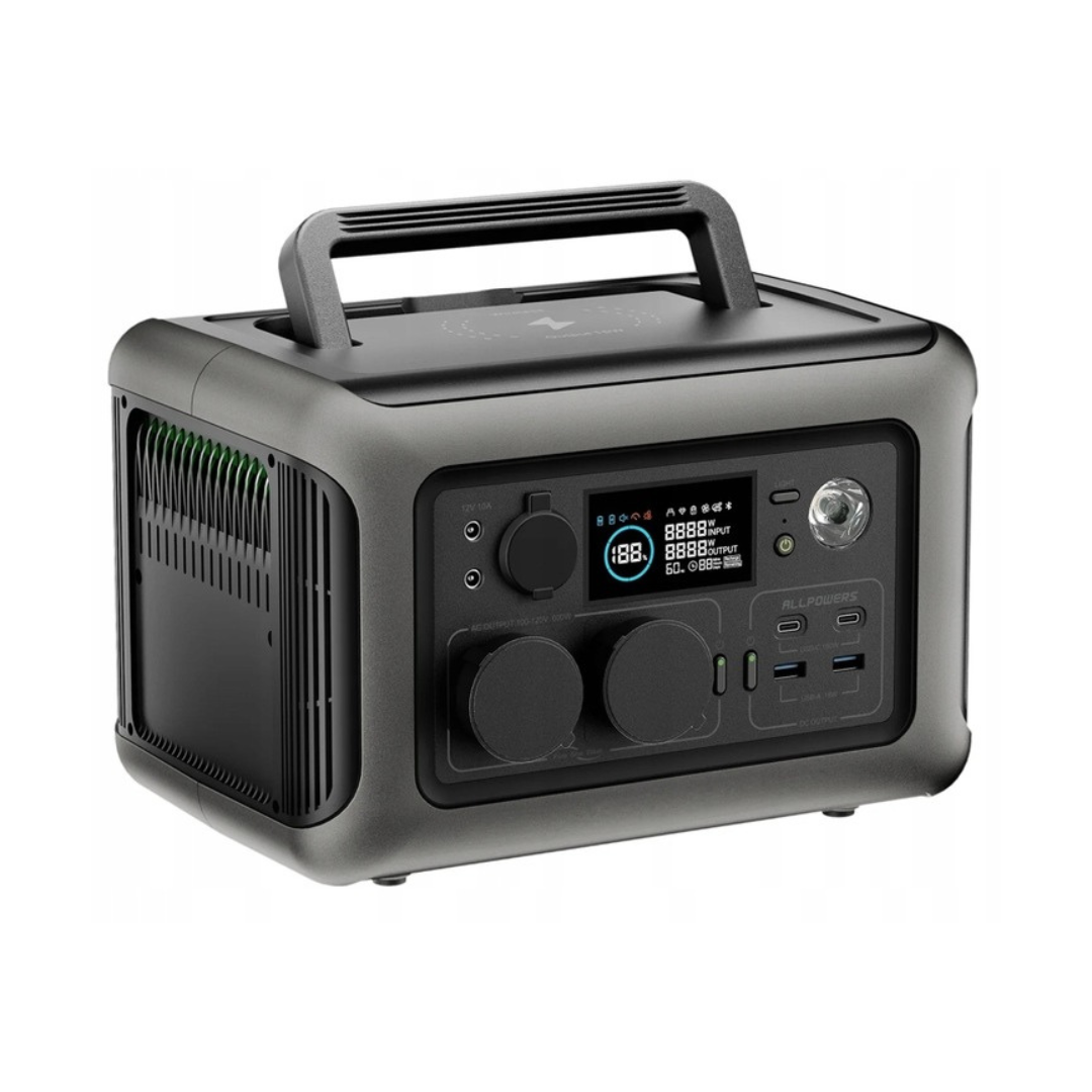 MAGAZYN ENERGII STACJA ŁADOWANIA ALLPOWERS R600 600W POWERBANK 600W