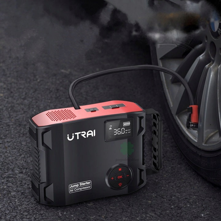 UTRAI ROZRUSZNIK POWERBANK STARTER AWARYJNY SAMOCHODU 4w1 2000A 16000mAh