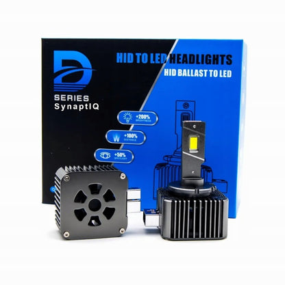 2x Żarówka D3S D3R LED MOCNA retrofit 55W CANBUS 6000k 10000LM CHŁODZENIE