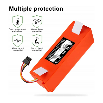 6500 mAh POJEMNA BATERIA AKUMULATOR DO XIAOMI ROBOROCK s50 s51 s55 14,4V