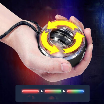 5 poziomów kolorów LED Kula żyroskopowa Power Ball Autostart Light 1-61kg