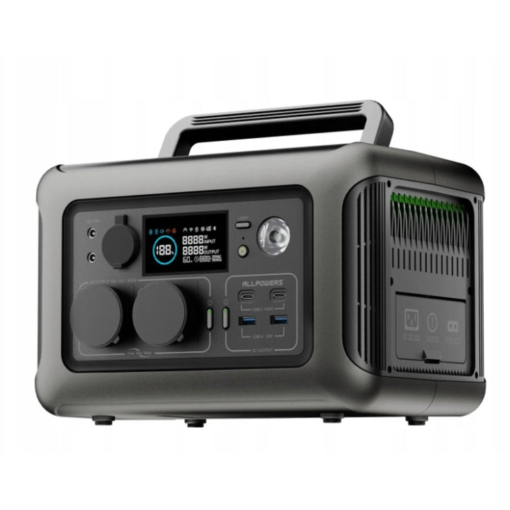 MAGAZYN ENERGII STACJA ŁADOWANIA ALLPOWERS R600 600W POWERBANK 600W