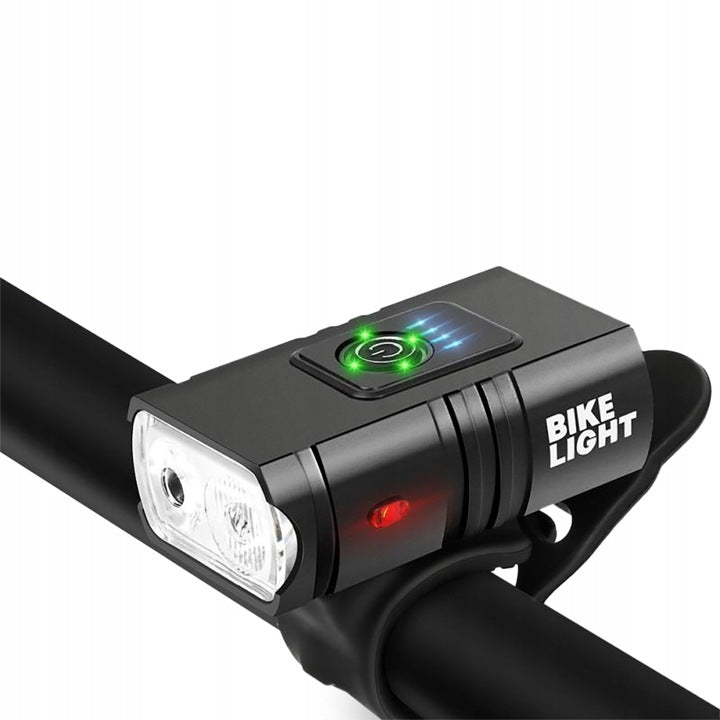 Mocne oświetlenie rowerowe 1000 lm akumulator - ładowanie USB