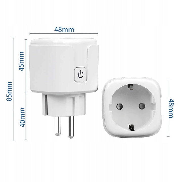 PROGRAMATOR CZASOWY SMART WIFI TUYA PLUG WATOMIERZ INTELIGENTNE GNIAZDKO