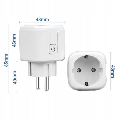 PROGRAMATOR CZASOWY SMART WIFI TUYA PLUG WATOMIERZ INTELIGENTNE GNIAZDKO