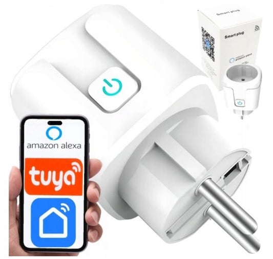 PROGRAMATOR CZASOWY SMART WIFI TUYA PLUG WATOMIERZ INTELIGENTNE GNIAZDKO