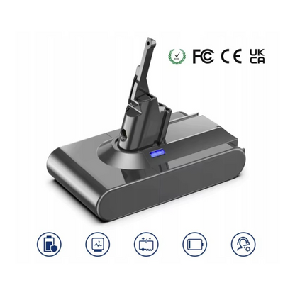 Gratis + Uniwersalna Wydajna Bateria Akumulator do Dyson V8 SV10 6000mAh